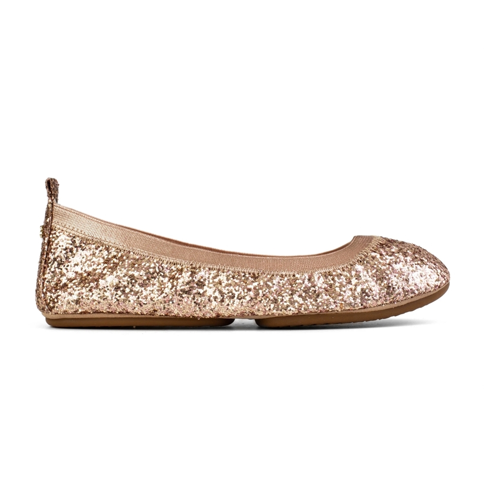 Yoshi Samra Champagne Ballet Flats - 9